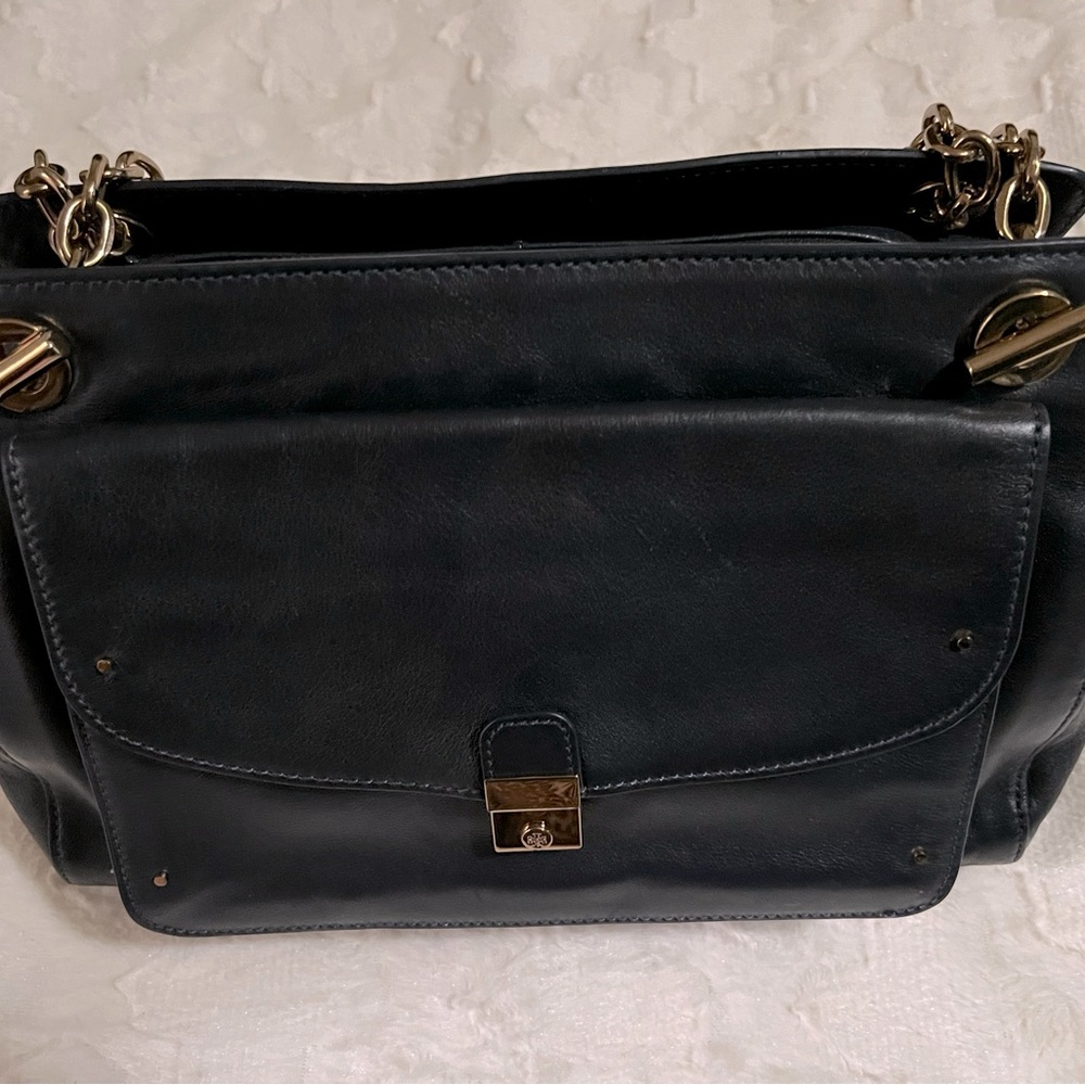 Tory Burch navy handbag